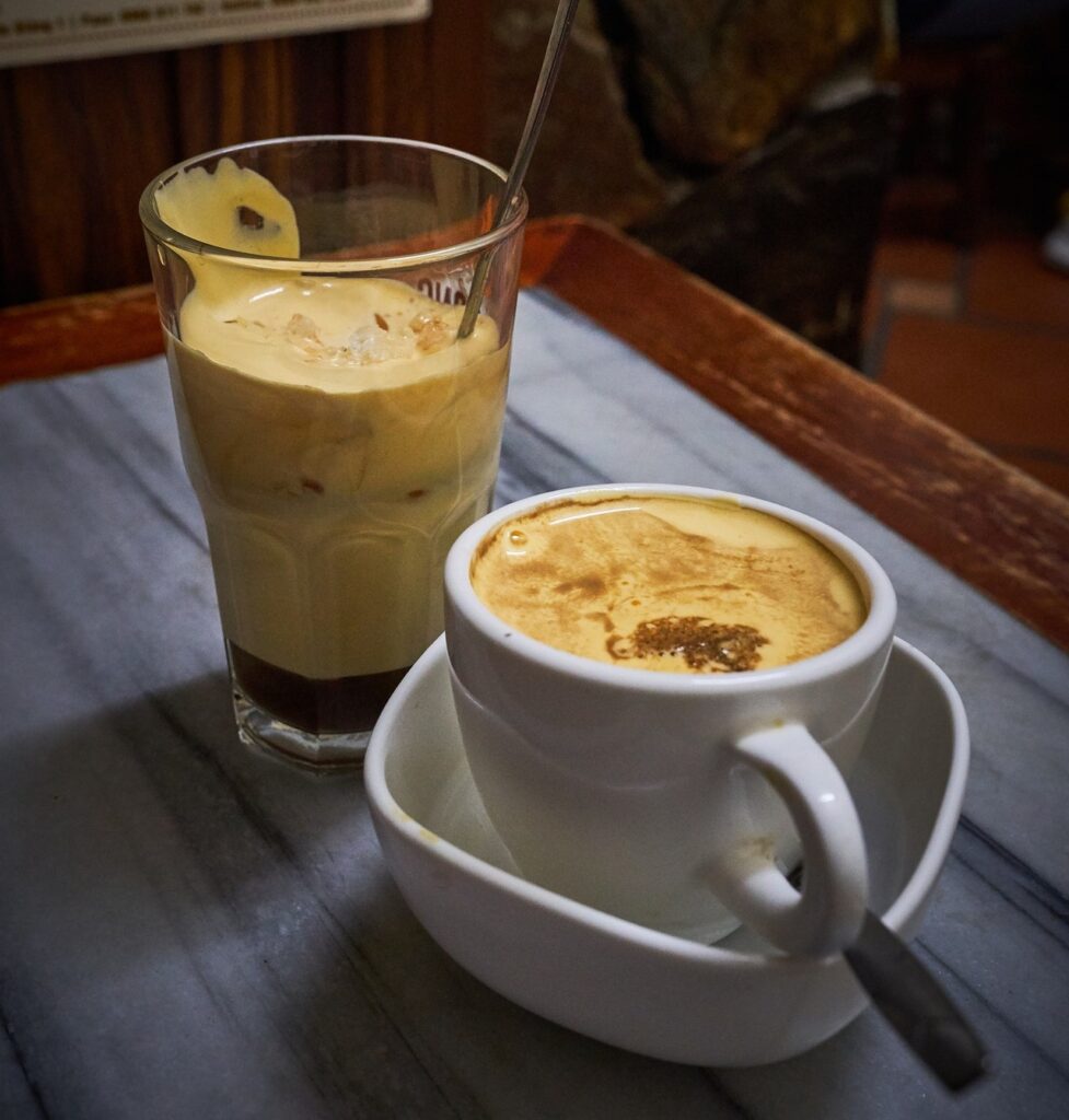 Vietnamese egg coffee